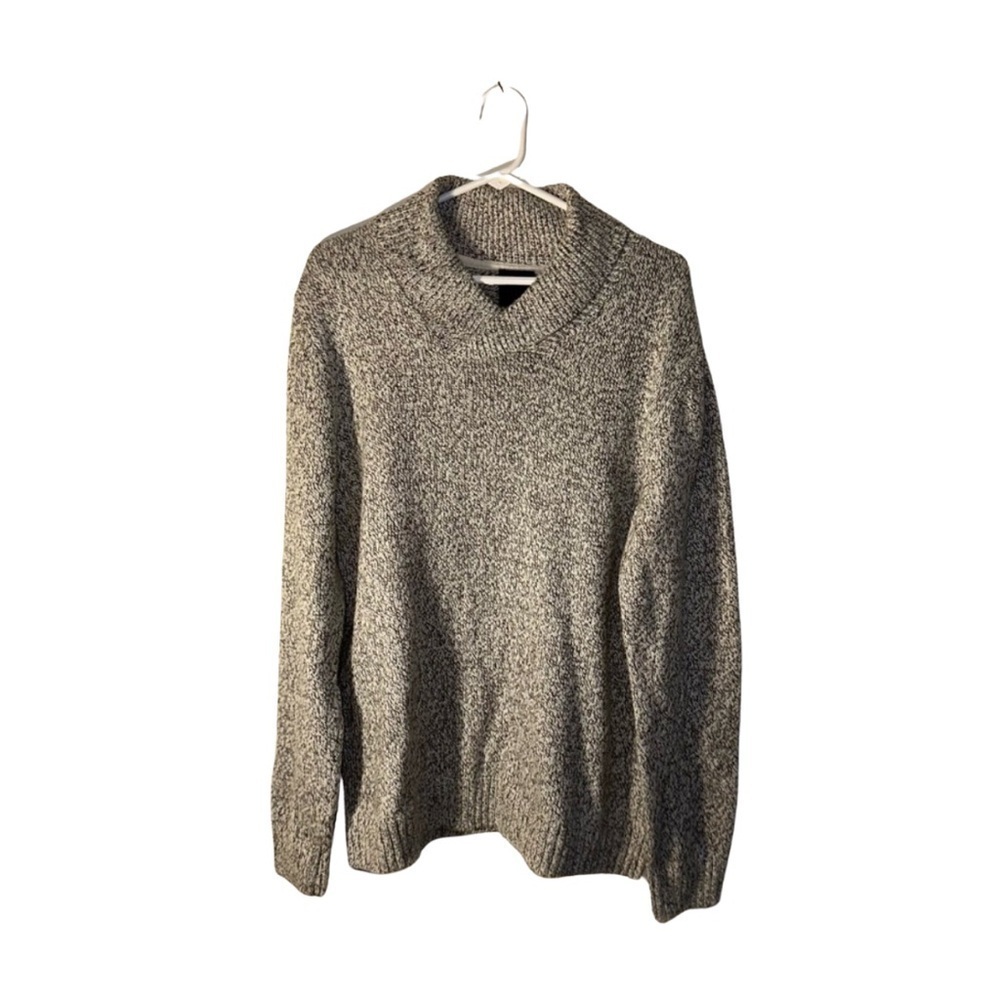 H&M Men’s Gray Cowl Neck Sweater - Size XL